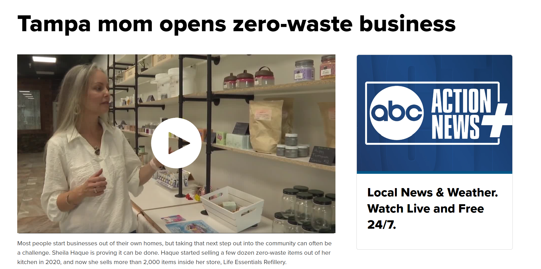 Life Essentials Refillery Life Essentials Refillery